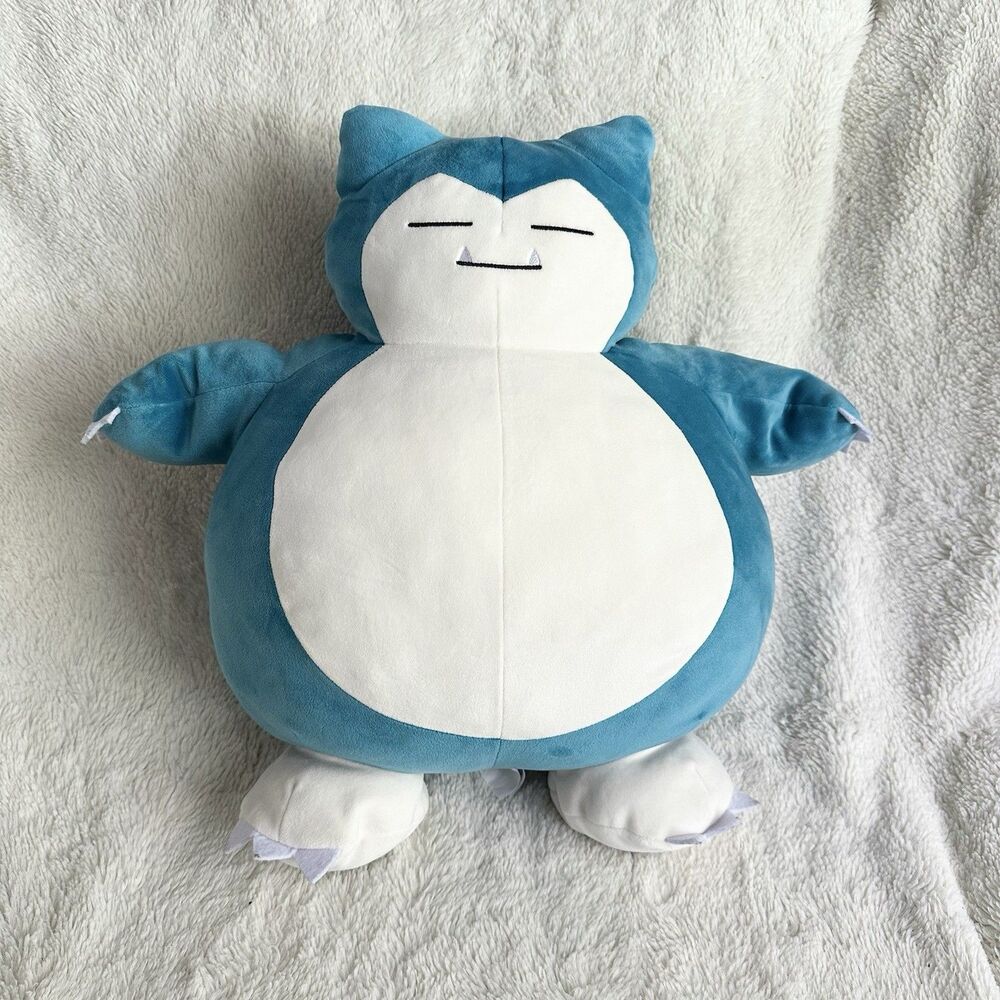 Pokemon Snorlax 18" Plush Cuddle Buddy Stuffed Toy Pillow Jazwares Nintendo